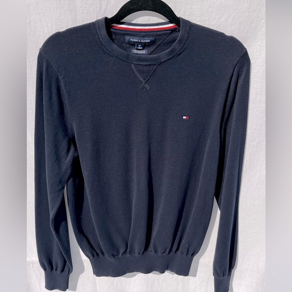 Tommy Hilfiger Sweater, Navy, crew neck, Size S, Cotton - Picture 1 of 3